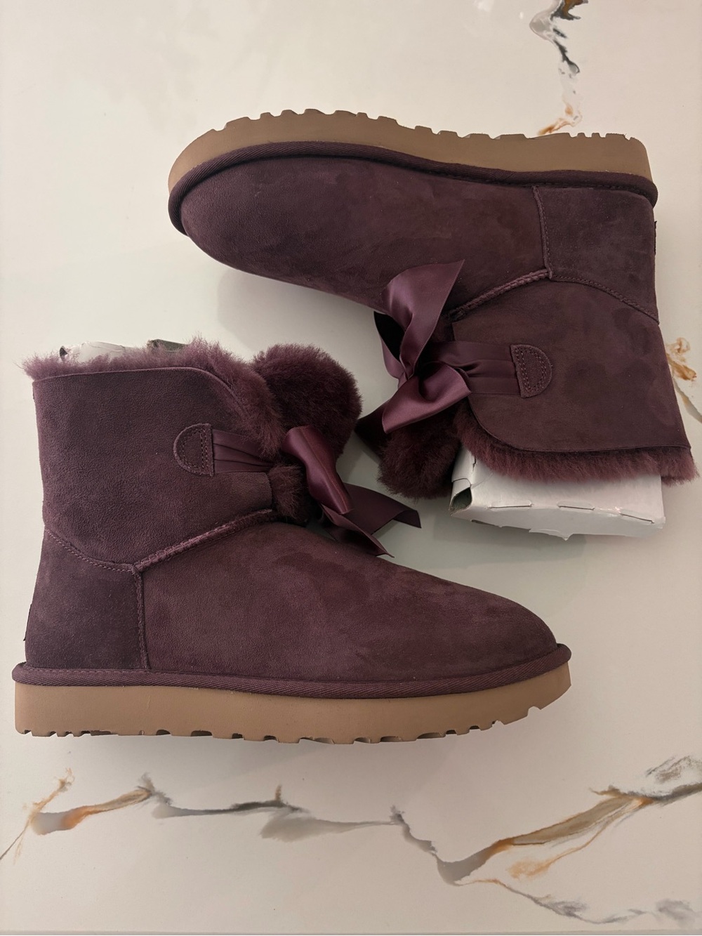 UGG Burgundy Women's Boots Size 10 Brand New